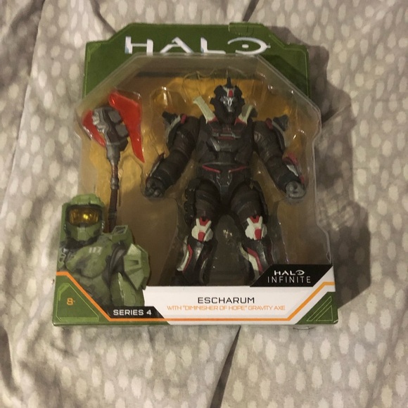 Jazwares Halo Infinite Series 4 Escharum w Diminisher of Hope Gravity Axe NEW - Picture 2 of 6